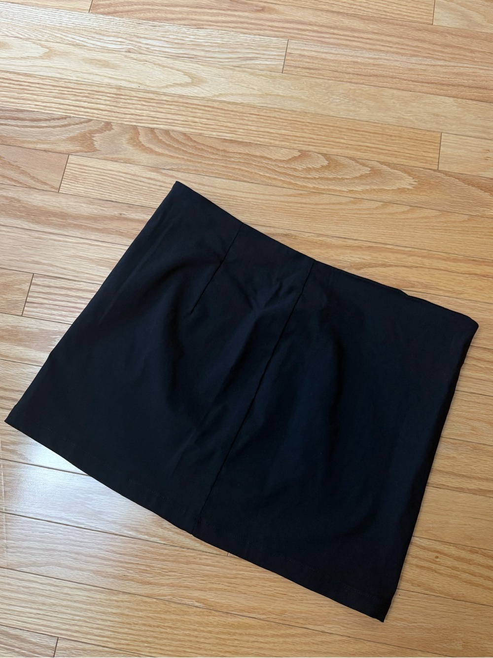 SHEIN Black High-Waist Mini Skirt